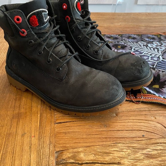 TIMBERLAND x CHAMPION boots Size 7 US - RARE - Picture 3 of 6